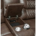thumbnail image 5 of Flamenco Tufted Upholstered Motion Loveseat with Console Brown, 5 of 8