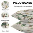 thumbnail image 5 of Vintage Floral Spring Throw Pillow Covers 20x20 Inch Set of 2, Rustic Botanical White Flowers Waterproof Outdoor Pillow Covers, Decorative Cushion Pillowcases for Couch, Sofa, Bed, Garden, Patio, 5 of 9