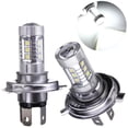 thumbnail image 3 of H4 80w 4000lm 6000K-6500K Led Headlight Bulb Kit High Low Beam Super-bright Bulb with Lens Car Modified Parts, 3 of 8