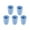 Blue, variant on TopLLC 5PCS Plastic Cups Reusable,Multicolor Straw Cups for Kitchen, Office, Travel, Drinking Cups & Stackable Drinking Glasses, Plastic Tumblers - Dishwasher Safe( Cup Set of 5 )