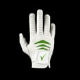 thumbnail image 3 of 'Through Touch' Golf Glove - White/Green, 3 of 7