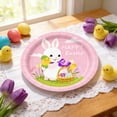 thumbnail image 2 of SLYNSHome 16Pcs Party Supplies Easter Tableware 9 inch Plates Disposable Plates Rabiit Bunny Paper Plate Birthday Party Decor, 2 of 7