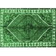 thumbnail image 1 of Ahgly Company Indoor Rectangle Persian Emerald Green Traditional Area Rugs, 3' x 5', 1 of 4