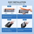 thumbnail image 4 of TN660 Toner Cartridge Replacement for Brother TN660 TN-660 TN630 TN-630 Work with HL-L2300D HL-L2305W HL-L2360DW MFC-L2740DW MFC-L2700DWR DCP-L2540DN Printer (Black,2 Pack), 4 of 6