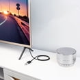 thumbnail image 3 of 1Pcs Small Portable Speakers Silver Aluminum Alloy With Bluetooth Audio Input 7.00X7.00X4.80In, 3 of 8