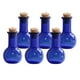 thumbnail image 3 of 6 mini botellas de vidrio con tapón de corcho, frascos de almacenamiento para deseos. Azul, 3 of 6