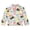 Floral Tractor Print, variant on John Deere Chickens Half Zip Woobie Sweatshirt Toddler