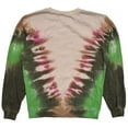 thumbnail image 2 of Grateful Dead Women's Forever Bear Tie Dye Crewneck Sweatshirt in Green/Brown (Medium, Green/Brown Tie Dye), 2 of 2