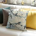 thumbnail image 3 of BANET  Bird Throw Pillow Covers -  Watercolor Blue Birds Pillow Case Vintage Leaves Ink Painting Farmhouse Pillow Cover Decorative Cushion Covers for Couch Home Decor 24x24in, 3 of 5