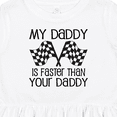 thumbnail image 4 of Inktastic Racing My Daddy is Faster Girls Toddler Dress, 4 of 5