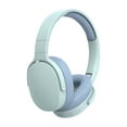 thumbnail image 2 of Herrnalise Lightweight Portable Bluetooth Headphones Over Ear,Foldable Wireless HiFi Stereo Noise Canceling Headphones with Microphone and Soft Earpads for Travel,Home,Office(Light Blue), 2 of 5