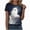 Navy, variant on TOWED22 Halloween Shirts for Women T Shirt Holiday Ghost Graphic Crewneck Short Sleeve Tee Tops(Orange,M)