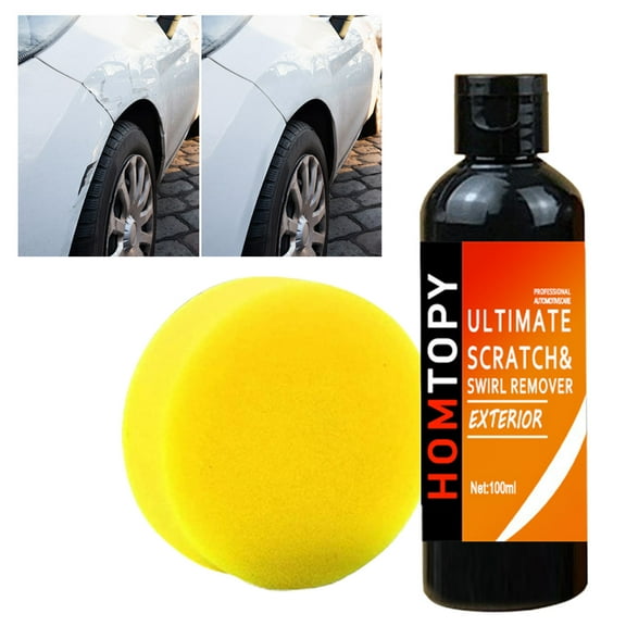 Car Scratch Remover for Scratches 2024 UpgradVehie Car Paint Scratch Repair Car Scratch Repair Paste with Sponge Car Scratch Repair Polishing Wax 100ml