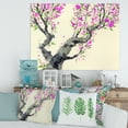 thumbnail image 2 of Designart ' The Japanese Tree With Purple Flowers On ' Traditional Canvas Wall Art Print, 2 of 4