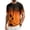 Saffron, variant on Mens Summer Shirts Short Sleeve Crew Neck Floral Gradient Tees Casual Beach Hawaiian Vintage T Shirts, M