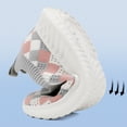 thumbnail image 6 of enyan Little Boys Girls Soft Strap Mesh Jogger Athletic Sneakers (Little Kid/Big Kid) Pink,2.5, 6 of 7