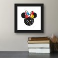 thumbnail image 2 of Gallery Pops Disney Mickey and Friends - Ink & Scribble Minnie Mouse Ears Wall Art, Black Framed Version, 12" x 12", 2 of 5