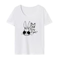 thumbnail image 1 of Camiseta de mujer Trajes de Pascua Disfraz Moda Camiseta de manga corta para viaje de vacaciones S, 1 of 7