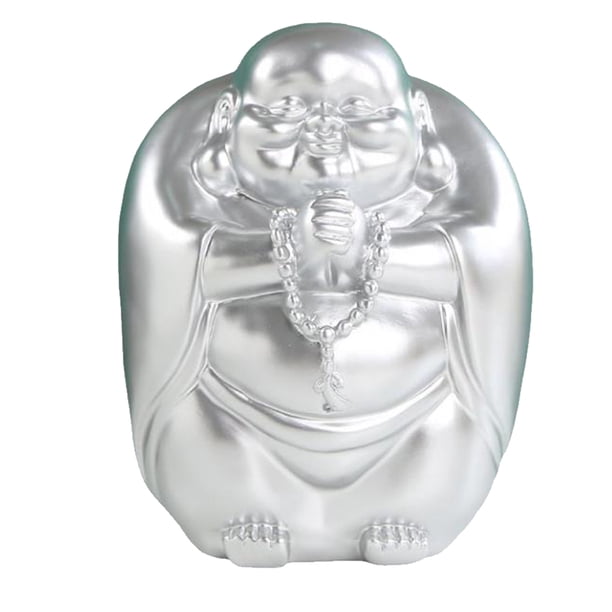 Ounissouiy Bote de ahorro de resina, bonito, decorativo, elegante, Color sólido, repuesto para el hogar, oficina, pasillo, sala de estar, hucha, hucha Artesanía Plata Ounissouiy HA071411-02