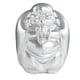 thumbnail image 1 of Ounissouiy Bote de ahorro de resina, bonito, decorativo, elegante, Color sólido, repuesto para el hogar, oficina, pasillo, sala de estar, hucha, hucha Artesanía Plata Ounissouiy HA071411-02, 1 of 6
