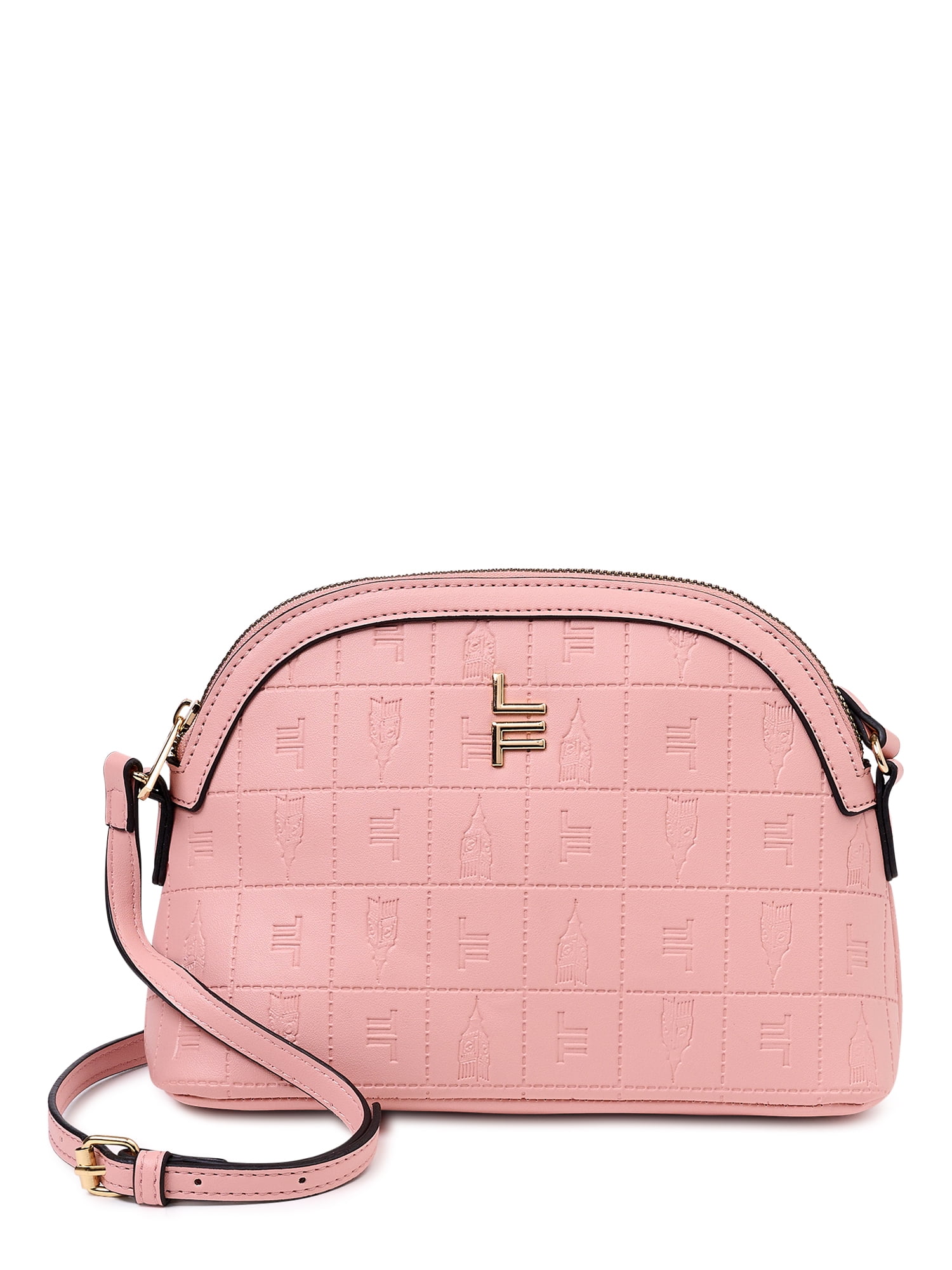London Fog Womens Adult Hannah Dome Crossbody Handbag Blush in Nepal at NPR 6003 Rating 5