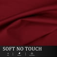 thumbnail image 6 of PiccoCasa 1Pc Pillowcase Zipper Long Staple Cotton, Standard Dark Red, 6 of 7