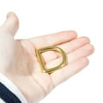 thumbnail image 4 of Craft County Brass D-Ring - 1 Inch (inside) - Comes in Multiple Pack Sizes - DIY Crafting, 4 of 6