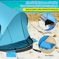 thumbnail image 6 of Goplus Pop Up Beach Tent for 3-4 Person Anti-UV UPF 50 Plus Portable Sun Shelter, 6 of 10