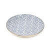 Thyme & Table Blue Dot Stoneware Round Salad Plate