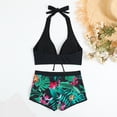 thumbnail image 5 of CONZONE Womens Bikini Sets 2 Peice Swimsuits for Women High Waisted Tropical Hawaii Graphic Lightweight Summer Beach Bathing Suits, 5 of 6