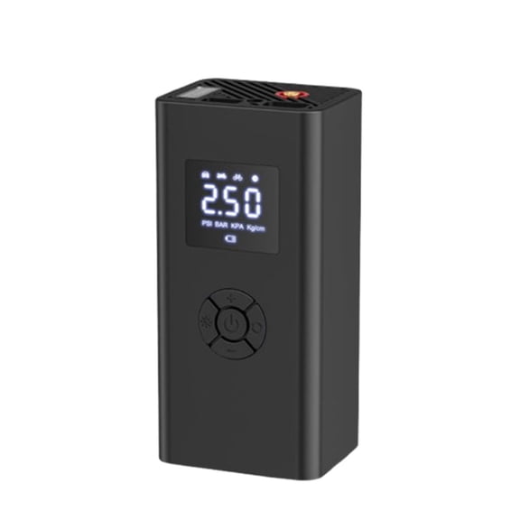 Wired Digital Car Inflator Pump, Convenient Auto Tire Air Pump, Built in Light Portable Compressor, Electric Inflator for Car Bicycle Ball Tire Inflation Use