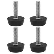 M6 x 22 x 22mm Furniture Glide Leveling Feet Floor Protector for Table Leg 4pcs