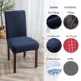 thumbnail image 6 of Waterproof Chair Covers for Dining Room Set of 2 Kitchen Chair Covers - Style 2, 6 of 6