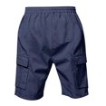 thumbnail image 4 of Men's Pocket Outdoor Sports Casual Loose Cargo Shorts, 4 of 7