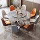 thumbnail image 4 of Modern Minimalist Living Dining Table Round Extendable Folding Luxury Dining Table Nordic Relaxing Mesa Comedor Home Furniture My Lux Decor Round, 4 of 6