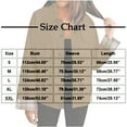 thumbnail image 2 of WMTBSRSW Casual Jacets for Women Fashion Plaid Patchwork Long Sleeve Bomber Jackets Loose Fashion Fall Lapel Button Down Shirts Jackets M, 2 of 6