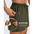 thumbnail image 5 of CRZ YOGA Men's Linerless Workout Shorts 5'' Lightweight Quick Dry for Running Sports Athletic Gym with Pockets, 5 of 7