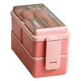 thumbnail image 3 of wirlsweal Lunch Box with Multi-layer Compartments Capacity Lunch Box 1400ml Multi-layer Compartments Lunch Box Capacity Nutritious Meal Container for Food, 3 of 8