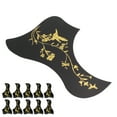 thumbnail image 1 of Ccdes PVC Plaque de Garde, Facile à Installer 10PCS Pickguard Guitare pour Instrument à Cordes, 1 of 8