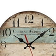 thumbnail image 7 of Silent Non-Ticking Wooden Decorative Round Wall Clock Battery Operated Wall Clocks Vintage Rustic Country Decor Round Wall, 7 of 7