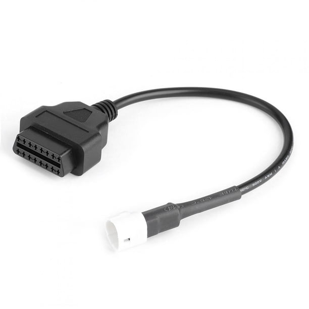 Cable de diagnóstico de motocicleta, escáner de código de error de 3 pines a OBD2, apto para Yamaha X MAX N MAX MT-125 Jadeshay A