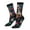 3 Black, variant on Colorful Rose Bird Print Adult Socks for Men & Women,Calf Socks, Ankle Socks,Boots Socks,Breathable Casual Sock,Unisex Crew Socks