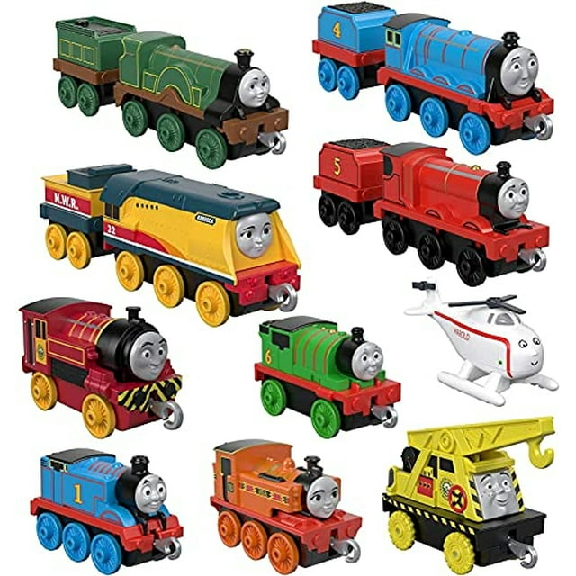 Motores de tren Thomas & Friends Trackmaster Push Along Metal Sodor Steamies 10 Pack
