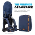 thumbnail image 2 of Mochila MiniMeis G4 Navy 28L compatible con portabebés, 2 of 9