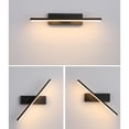 thumbnail image 3 of Lámpara de pared moderna para montaje en pared, 330 degree, giratorio, interior, para el hogar, sala de estar, iluminación, dormitorio, escalera, Negro Sunnimix Lámparas de pared, 3 of 8