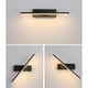 thumbnail image 3 of Aplique de pared moderno giratorio Yuyangstore Luz tricolor negra, 3 of 8