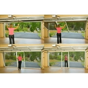 Lifestyle Screens Garage Door Screen (Brownstone, 6'Wx7'H; 17x20 Black Superscreen)