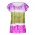 thumbnail image 4 of ameIAEA T-Shirts Manches Longues Col Rond Été T-Shirts Décontractés 2024 Tenues Tendance, 4 of 5