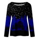 thumbnail image 4 of Camisas Para Mujer, Camisetas de Gran Tamaño, Manga Larga, Moda Informal, Estampado, Cuello Redondo, Camiseta Suelta, Blusa de Otoño, Pulóver, Tops Odeerbi ODB135139, 4 of 5