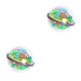 thumbnail image 1 of Decodeary Transparent Rolling Ball Toy Toddler Adorable Cartoon Sphere Game Early Learning Brain Development Educational Plaything 12x13cm 2Set, 1 of 6
